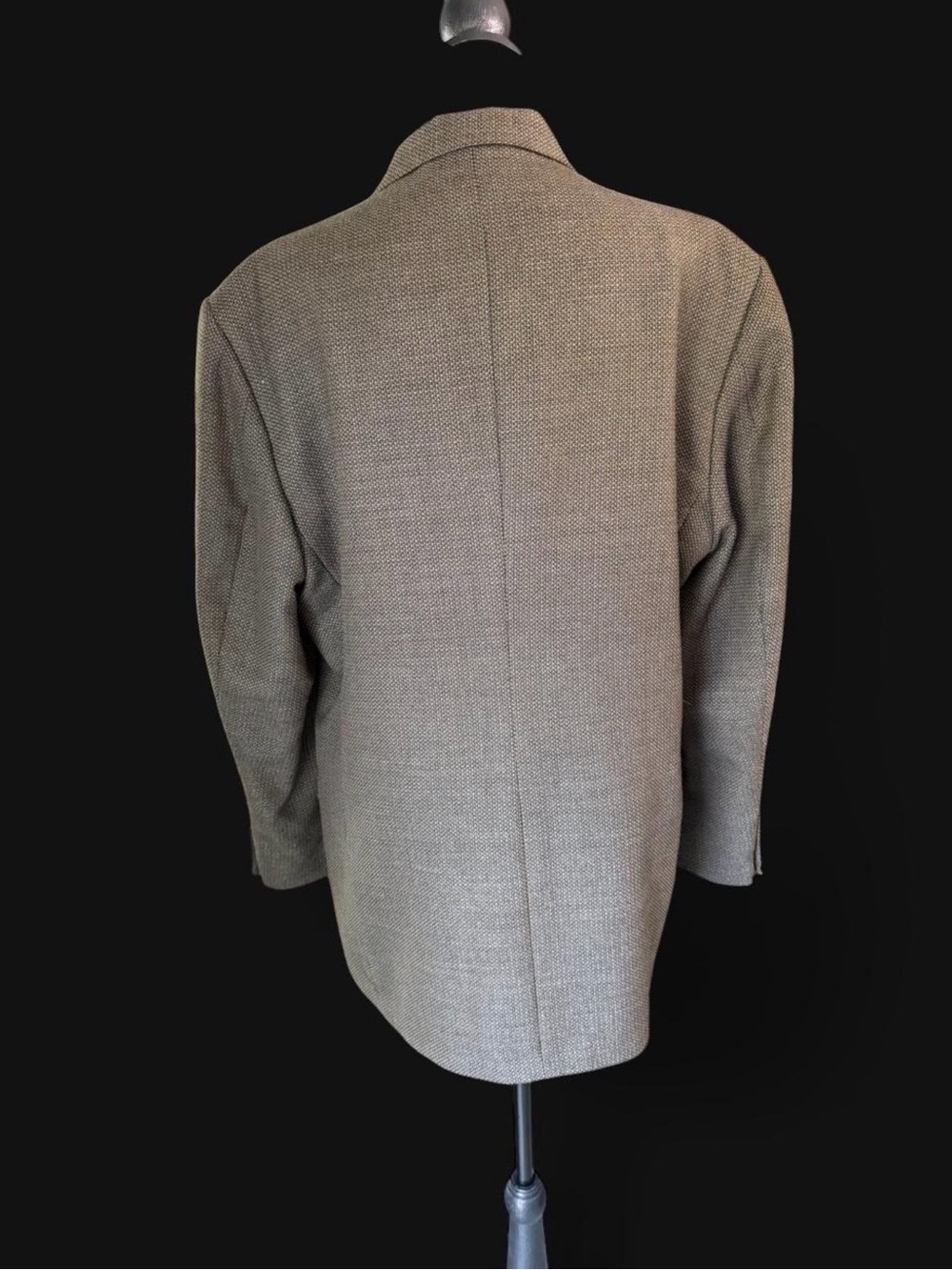 Haggar Collections Men’s Brown Textured Sport Coat Blazer 2 Button Classic - Picture 4 of 6